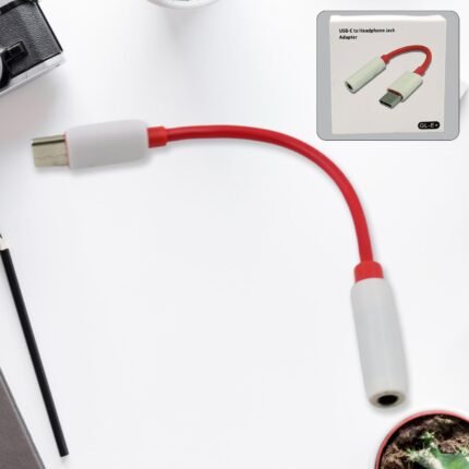 USB Type to Headphone Jack Audio Connector (1 Pc)