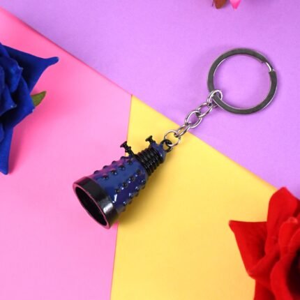Metal Keychain Durable Stylish Accessory with Mix Color Options (1 Pc)