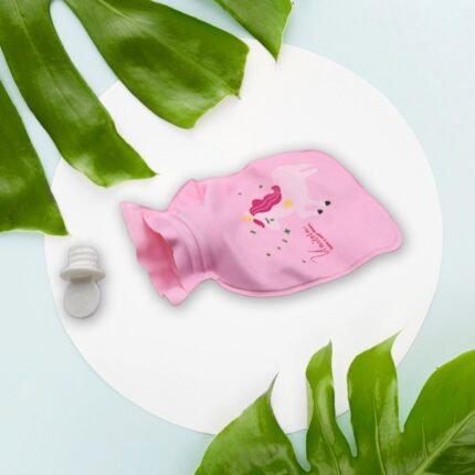 Mix Design Printed Small Hot Water Bag for Pain Relief Leak-Proof Therapy Bag for Neck, Shoulder Pain, Menstrual Cramps, Hand Feet Warmer, Hot and Cold Therapy (1 Pc)