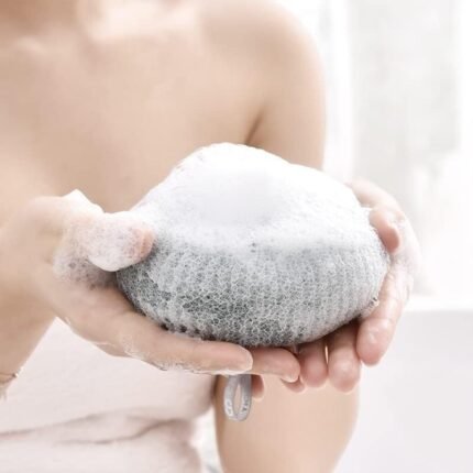 Super Soft Bath Sponge Flower Suction Cup Bath Sponges for Shower Women Men Foam Loofah Sponge Exfoliating Bath Sponge (1 pc)