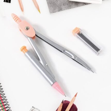 Precision Geometry Compass Set 4-in-1 Drawing Tool Kit for Students, Architects Technical Work