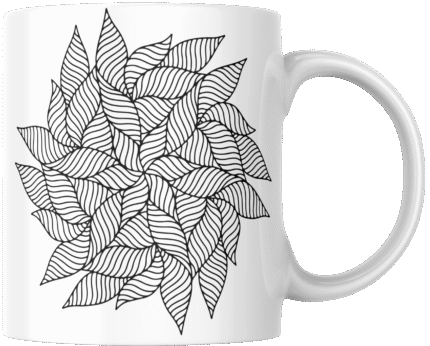 Mandala Printed Ceramic Mug | Coffee Mug | Tea Mug | Milk Mug | Designer Mug | 330 ml, Microwave & Dishwasher Safe | Mug for Kids | Mug for Friend, Birthday Gift