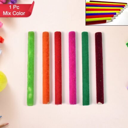 Small Velvet Pencil (1 Pc Mix Color Design)